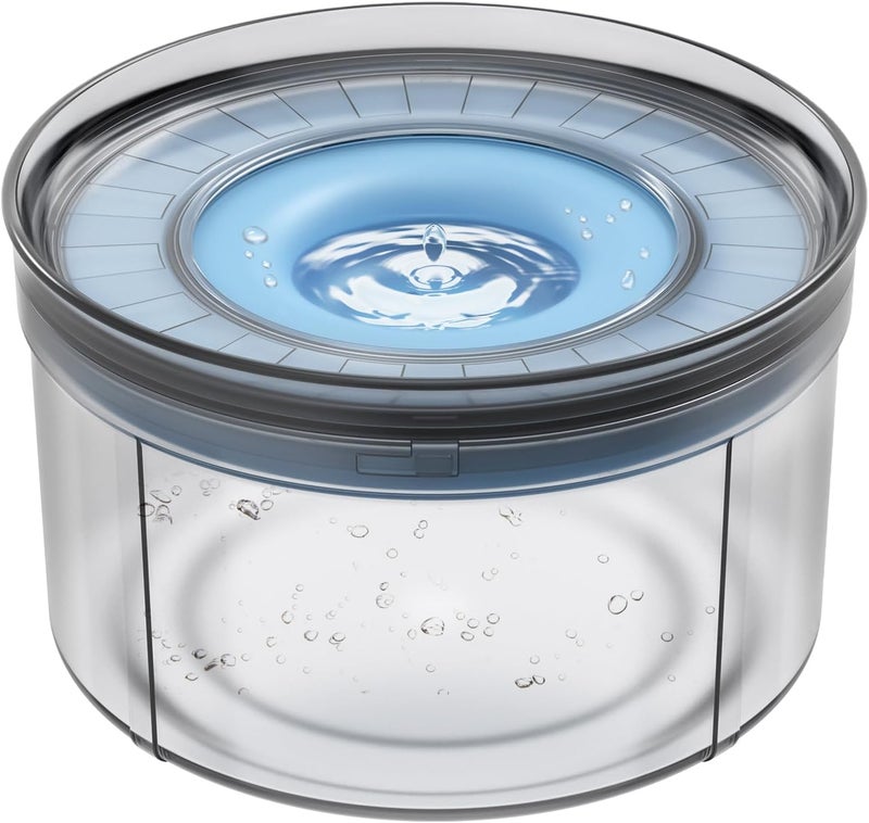 Techphardo 1Gallon No Spill Dog Water Bowl-3.8L Large Capacity, BPA-Free, Anti-Splash & Anti-Digging Design with Non-Slip Base, for Messy Drinkers - Image 1